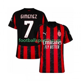 Tenue AC Milan Santiago Gimenez 7 Domicile 2025-2026 Maillot de Foot